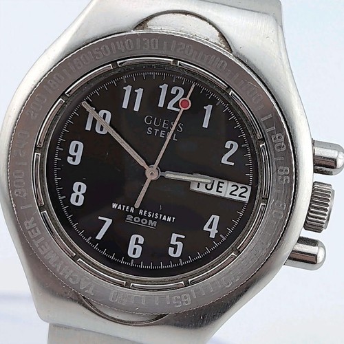 Orologio uomo guess steel - orologio,