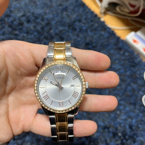 Orologio guess strass bicolore - guess,